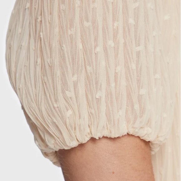 DKNY Women's Long Sleeve Tie Neck Solid Textured Dress - Picture 5 of 5